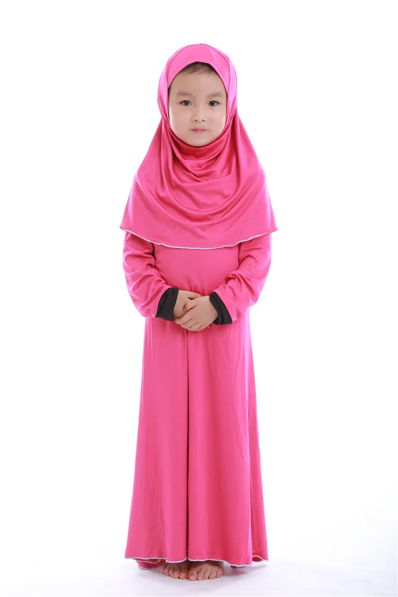 Girls' Prayer Set with Dress and Headscarf — Image 20