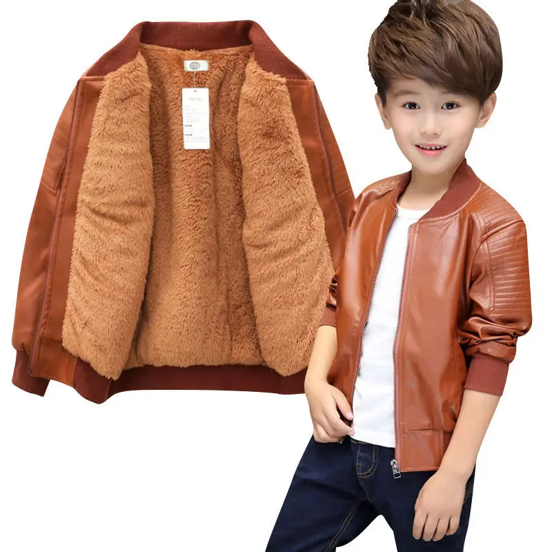 Boys' Velvet Winter Jacket