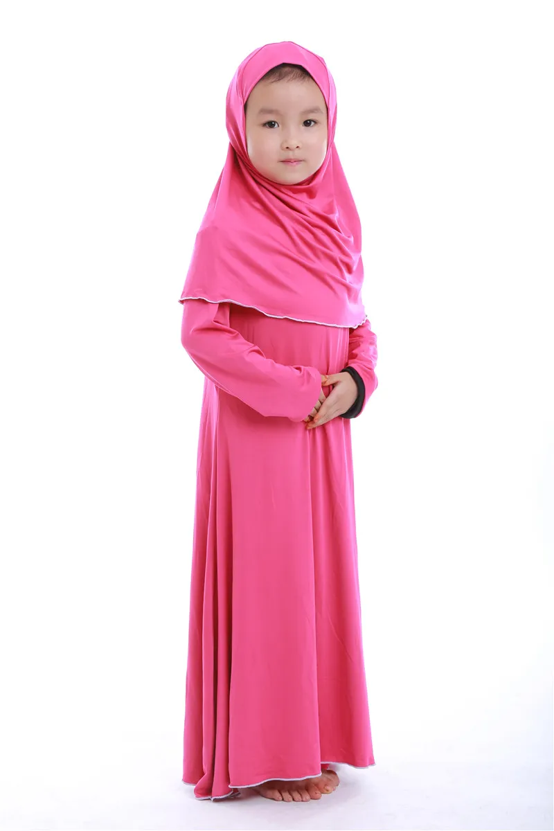 Girls' Prayer Set with Dress and Headscarf — Image 24