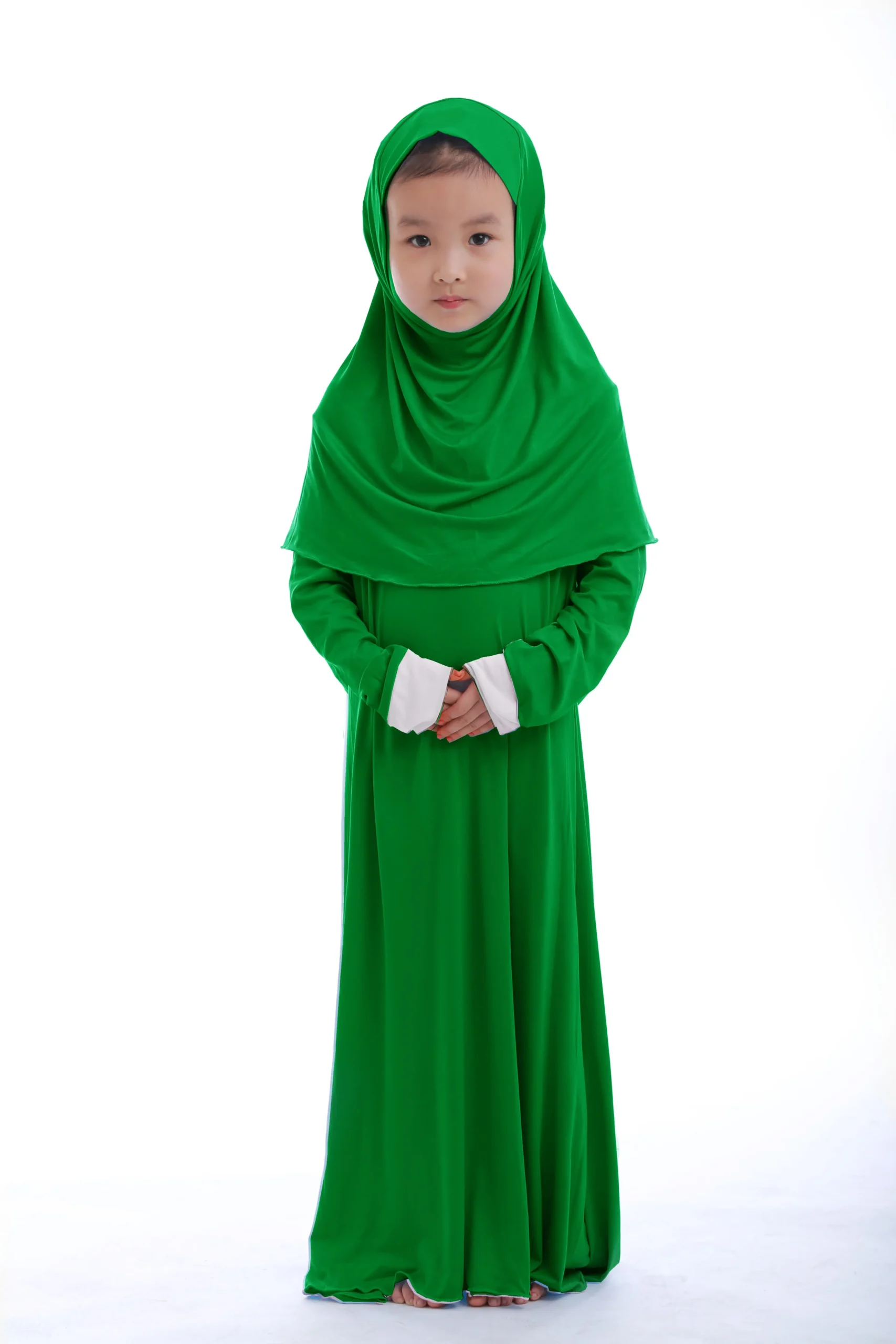 Girls' Prayer Set with Dress and Headscarf — Image 32