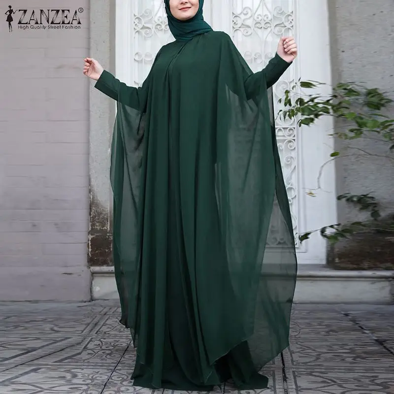 Long Chiffon Eid Abaya — Image 16