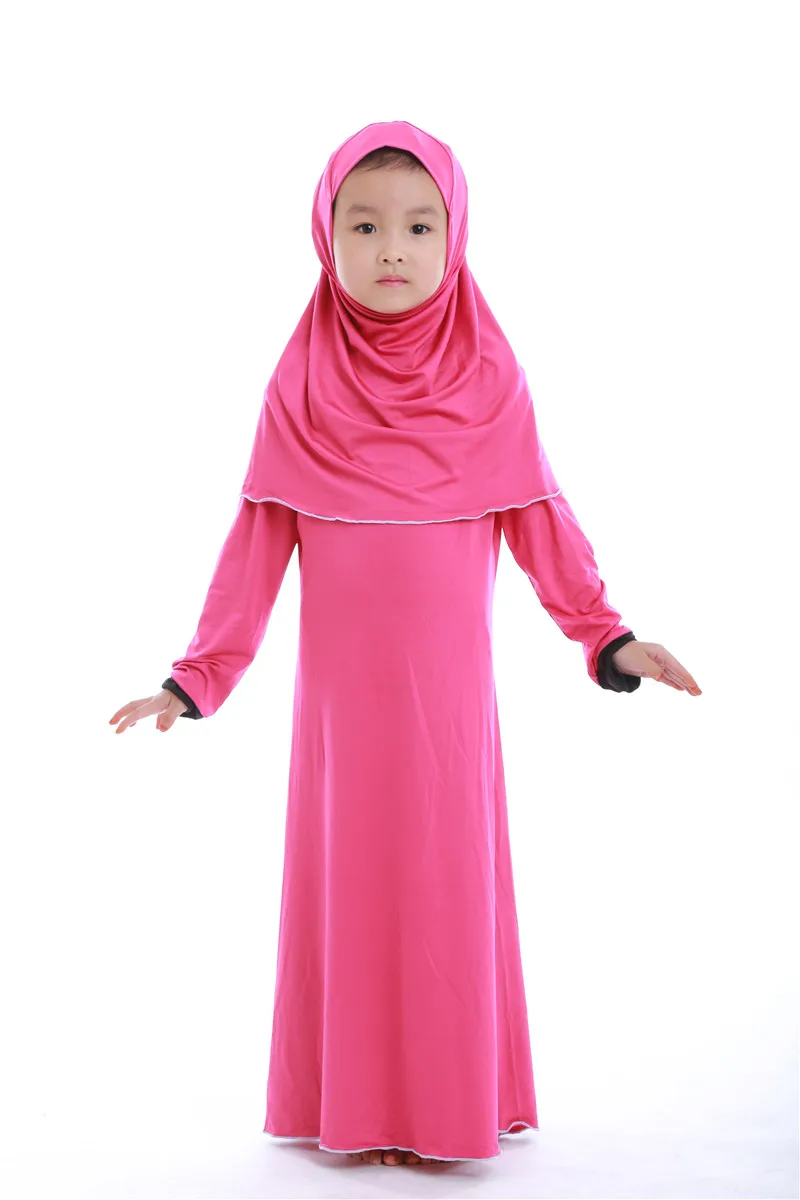 Girls' Prayer Set with Dress and Headscarf — Image 23