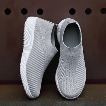 Slip-On Sneakers with Rubber Sole