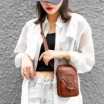 Small Classic-Style Crossbody Bag — Image 6