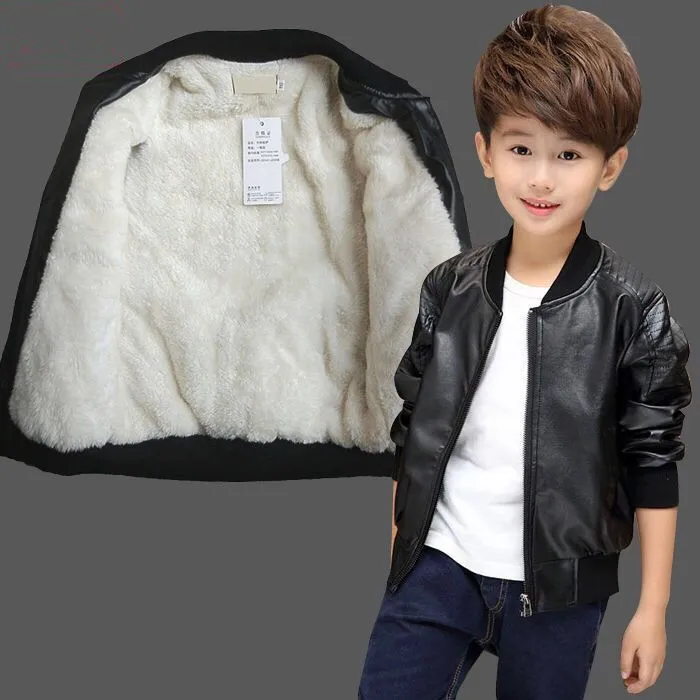 Boys' Velvet Winter Jacket