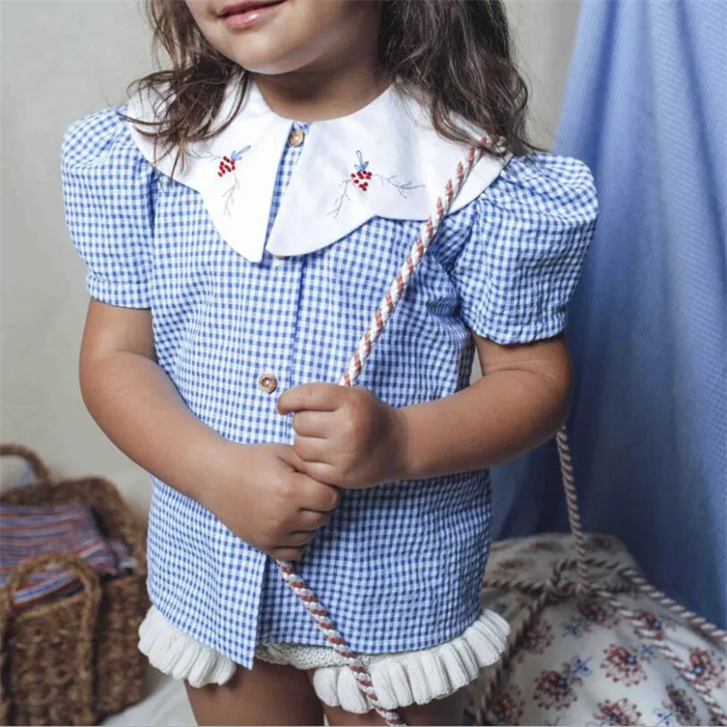Girls' Floral Blouse