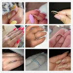 خاتم زفاف رفيع بتصميم بسيط — صورة 5