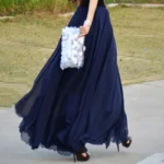 Floor-Length Chiffon Skirt — Image 3