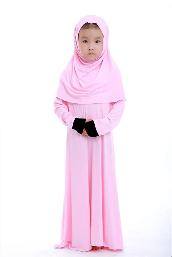 Girls' Prayer Set with Dress and Headscarf — Image 30