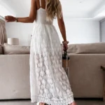 Strappy Jumpsuit with Cutout Lace — Image 2