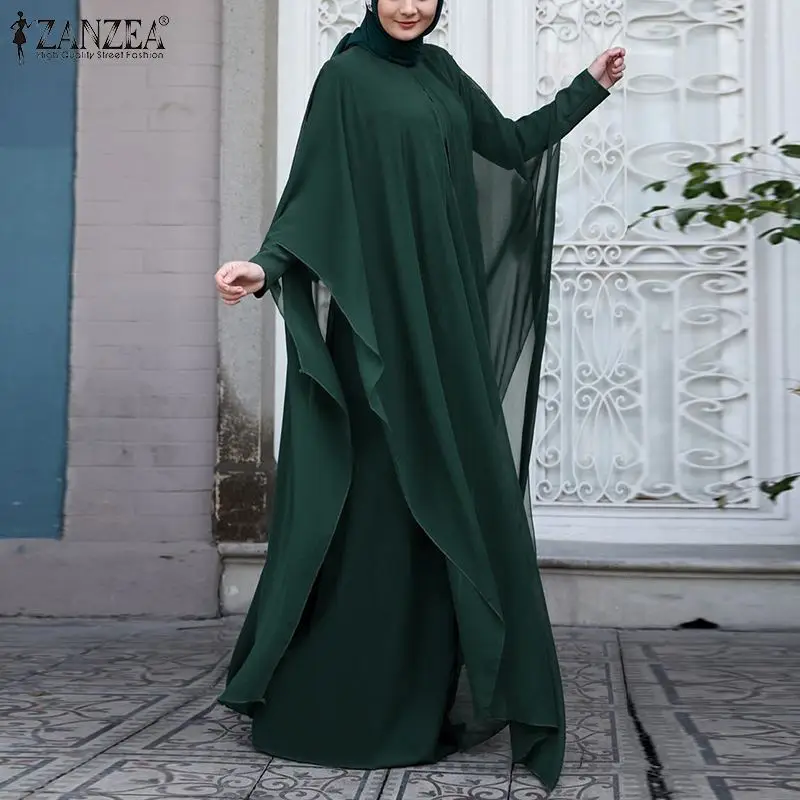 Long Chiffon Eid Abaya — Image 17