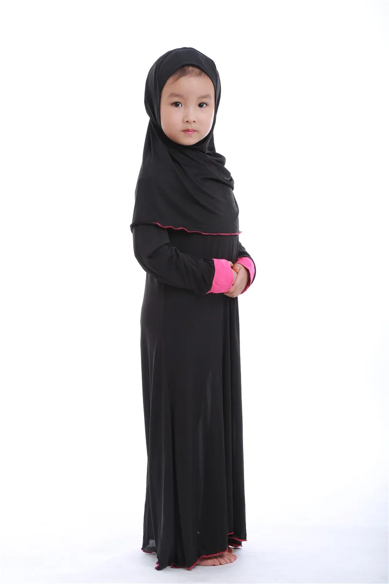 Girls' Prayer Set with Dress and Headscarf