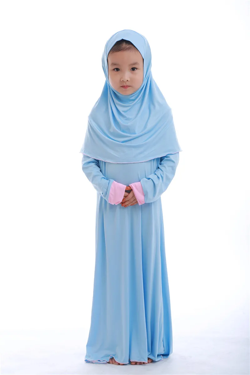 Girls' Prayer Set with Dress and Headscarf — Image 31