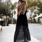 Strappy Jumpsuit with Cutout Lace — Image 5