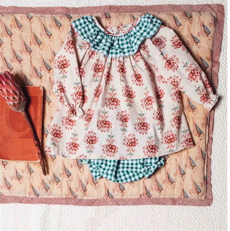 Girls' Floral Blouse