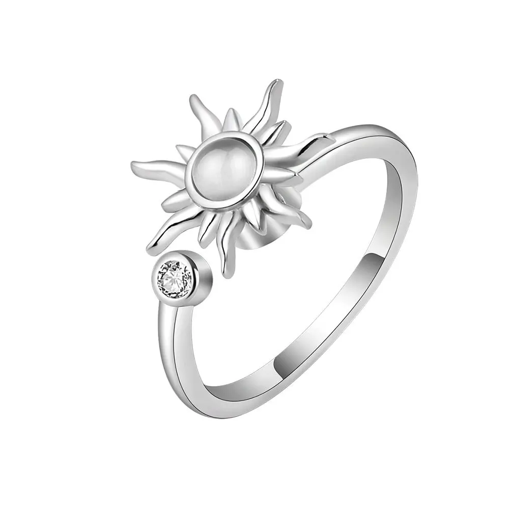 Spinner Ring with Moving Band
