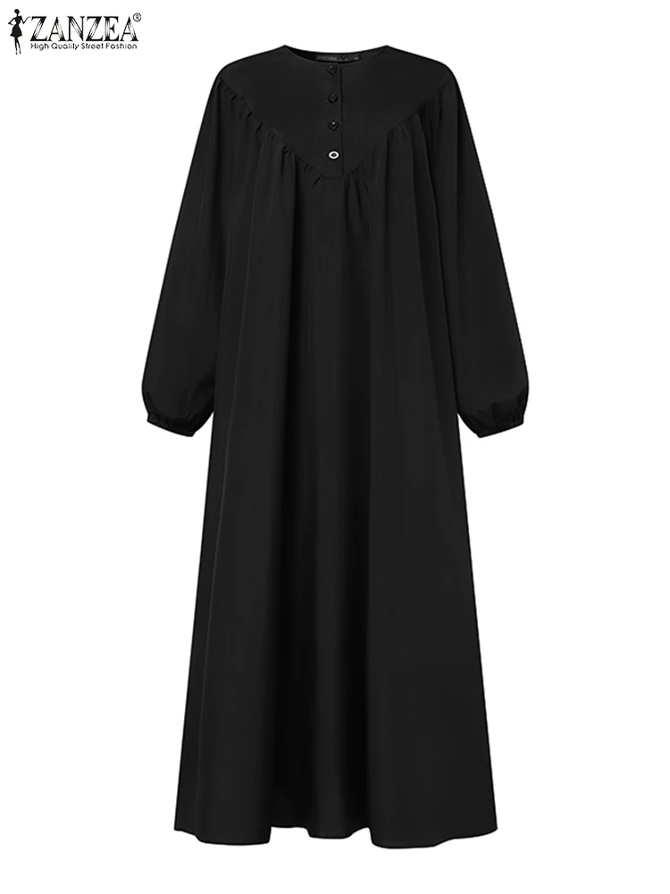 عباية طويلة بأكمام كاملة للخريف