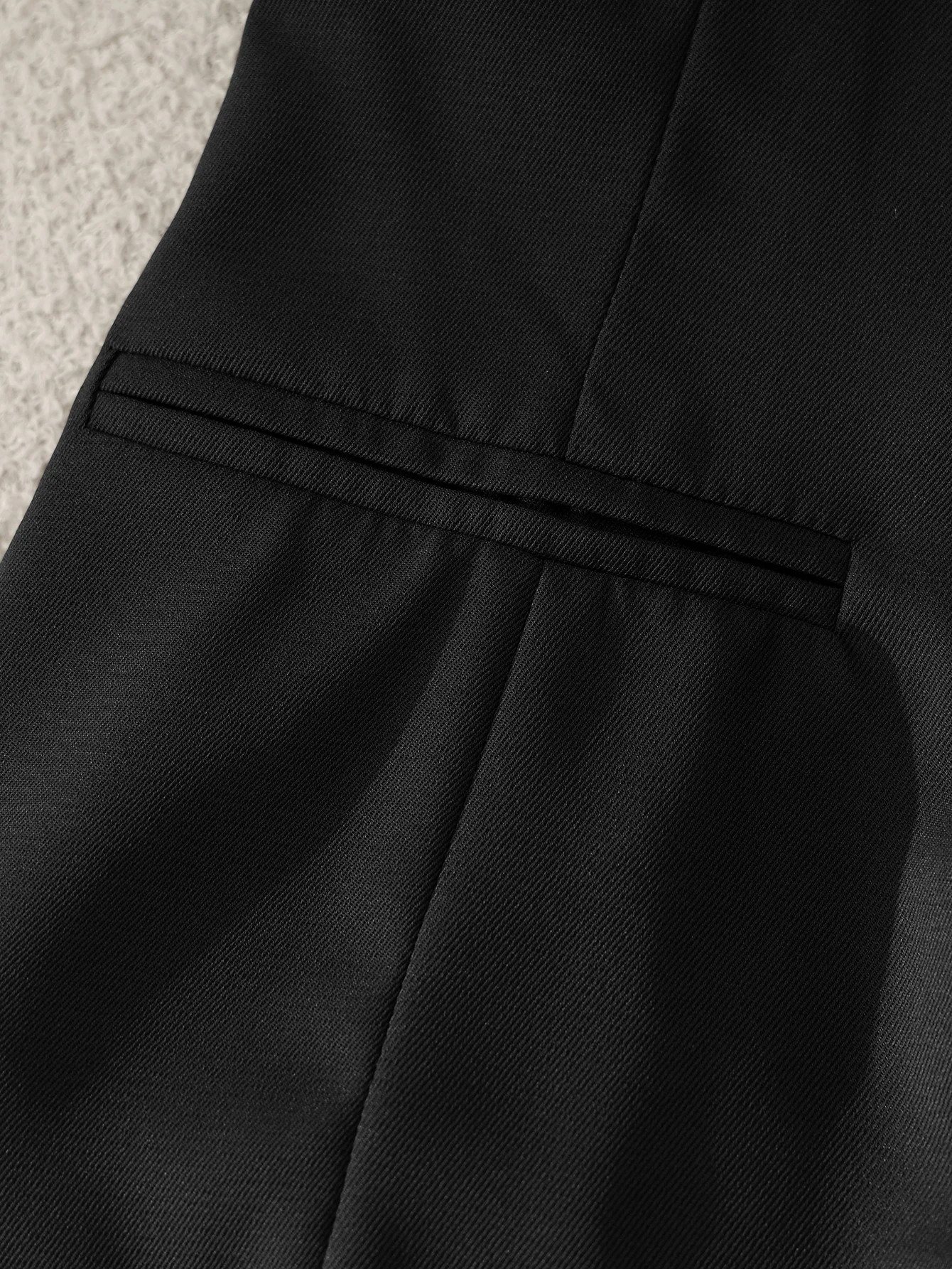 Formal Shawl Collar Vest with Fitted Waist
