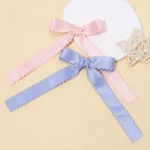 Girls' Elegant Satin Hair Accessory with Bow — Image 3