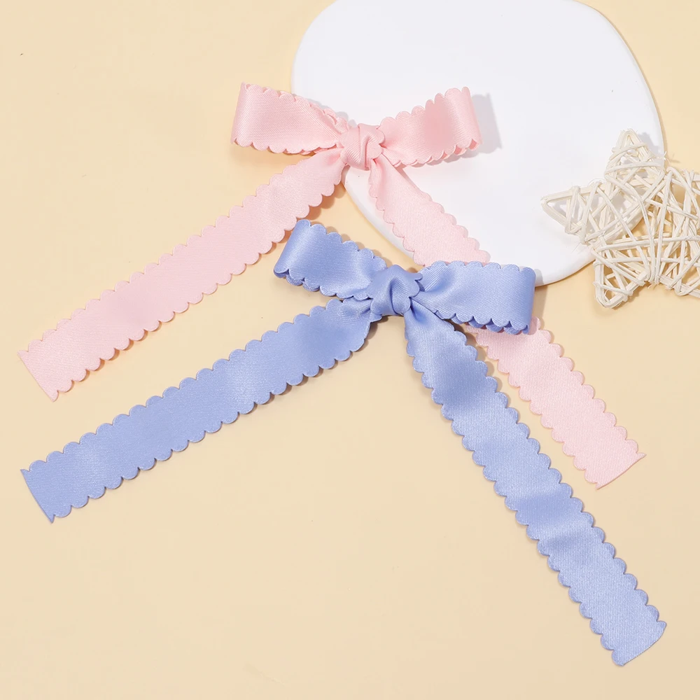 Girls' Elegant Satin Hair Accessory with Bow