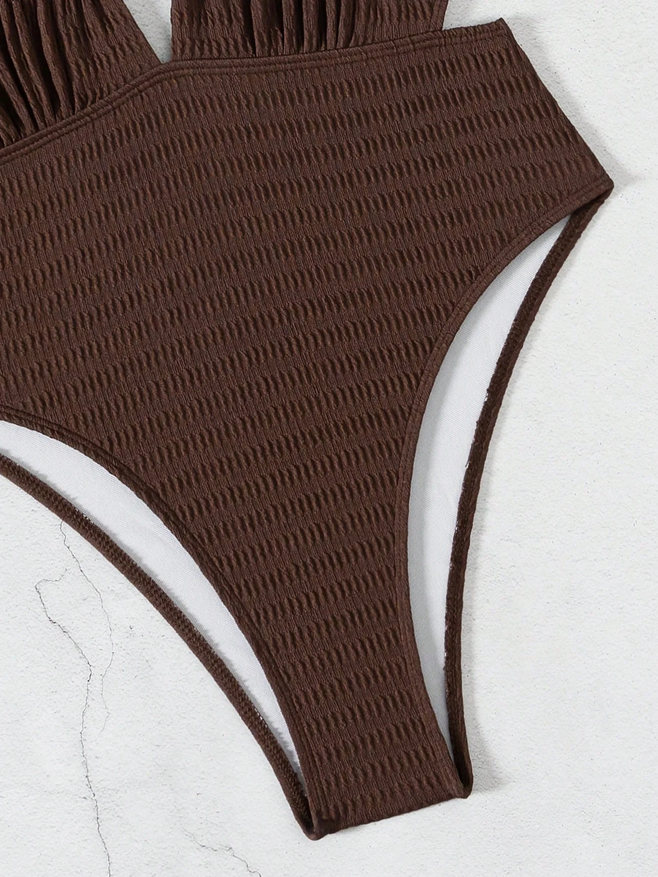 Ribbed One-Piece Swimsuit