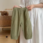 Kids' Solid Lightweight Pants for Summer — Image 2