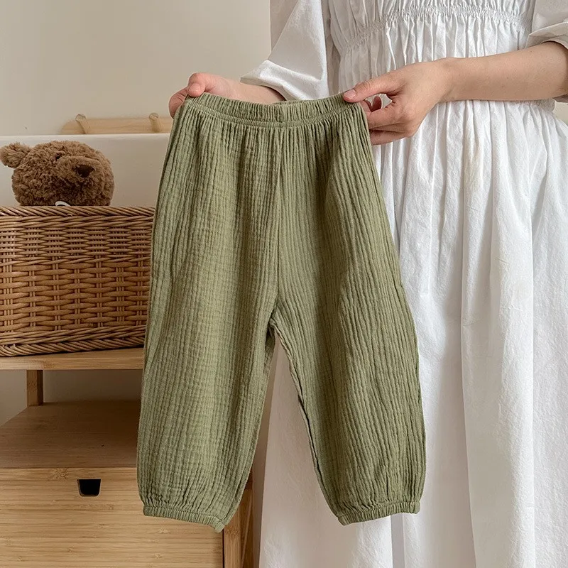 Kids' Solid Lightweight Pants for Summer
