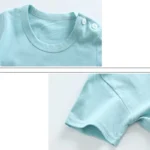Kids' Striped T-Shirt and Shorts Set — Image 4