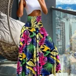Bohemian Skirt with Elastic Waist