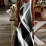 فستان بخطوط هندسية — صورة 3