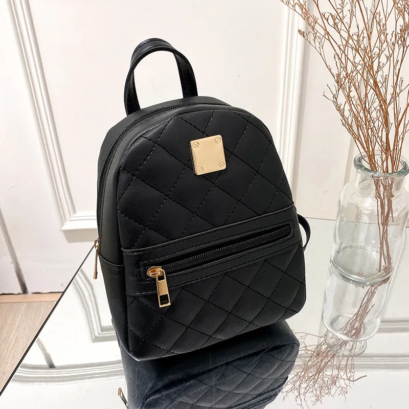 Korean-Style Embroidered Backpack