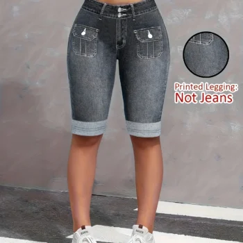 Denim Leggings