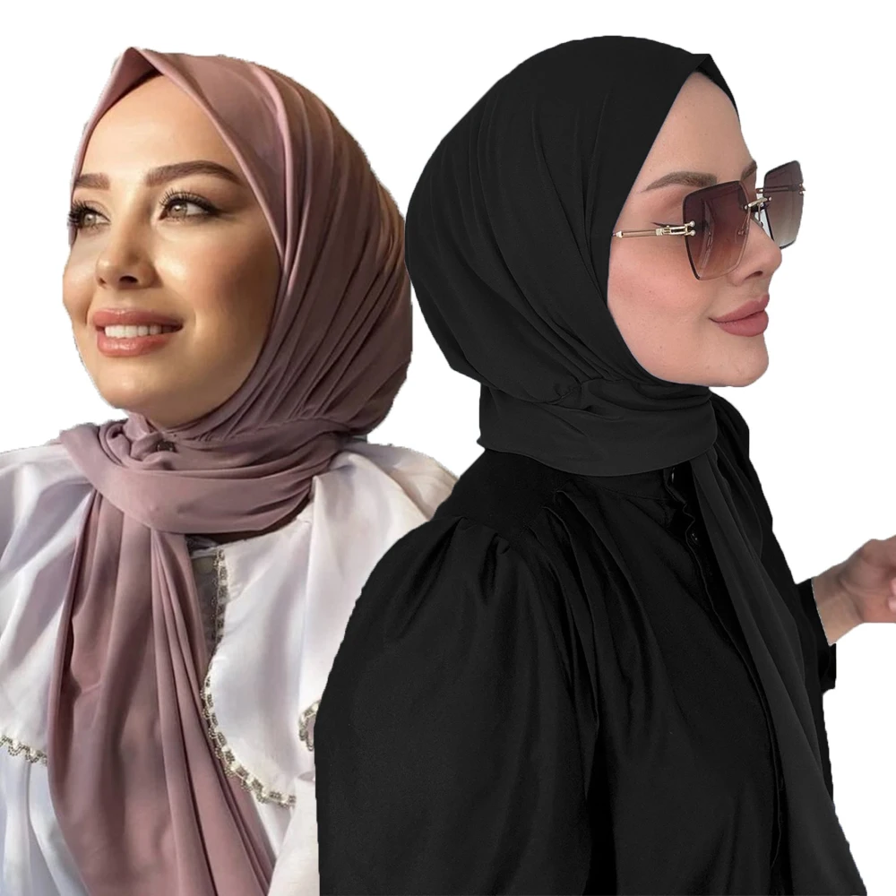 Full Coverage Instant Hijab with Clip