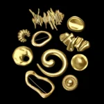 Irregular Stainless Steel Brooch Ring