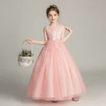 Girls' Lace Party Dress