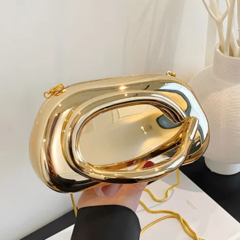 Clear Box-Shaped Crossbody Bag