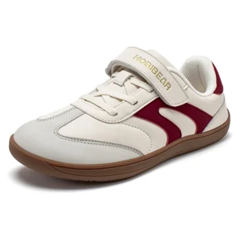 Kids' Lightweight Faux Leather Sneakers