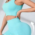 طقم رياضي بلا خياطات مريح — صورة 3