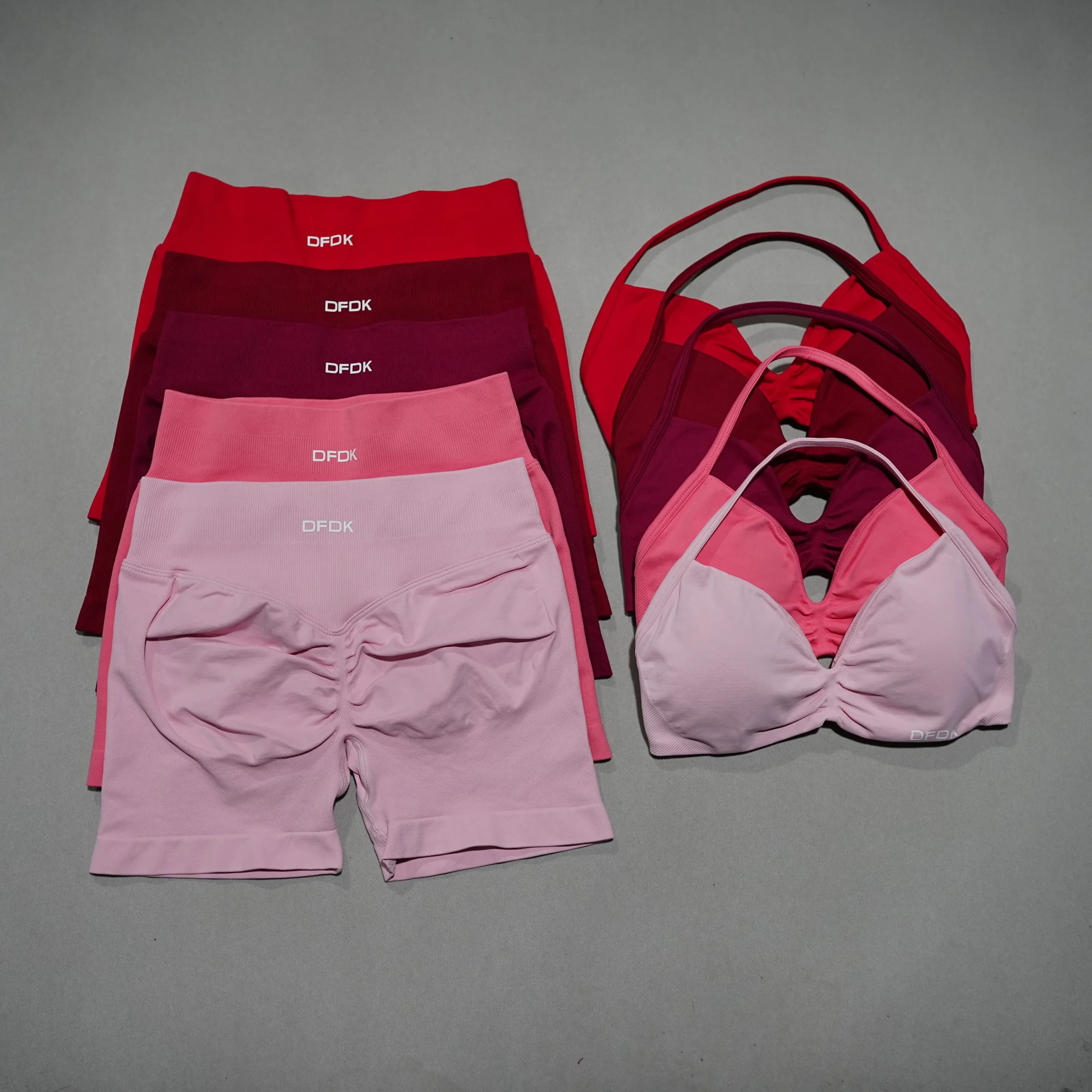 2-Piece Stretchy Sports Set with Front Tie