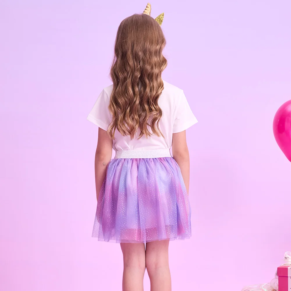 Girls' Mesh Mini Skirt
