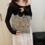 Bohemian Straw Shoulder Bag — Image 3