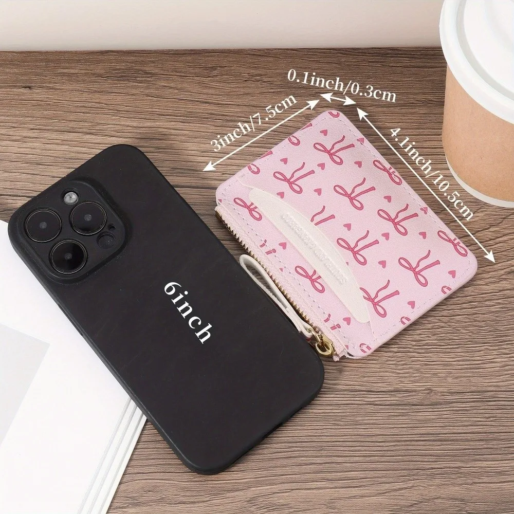 Slim Card Holder with Bow