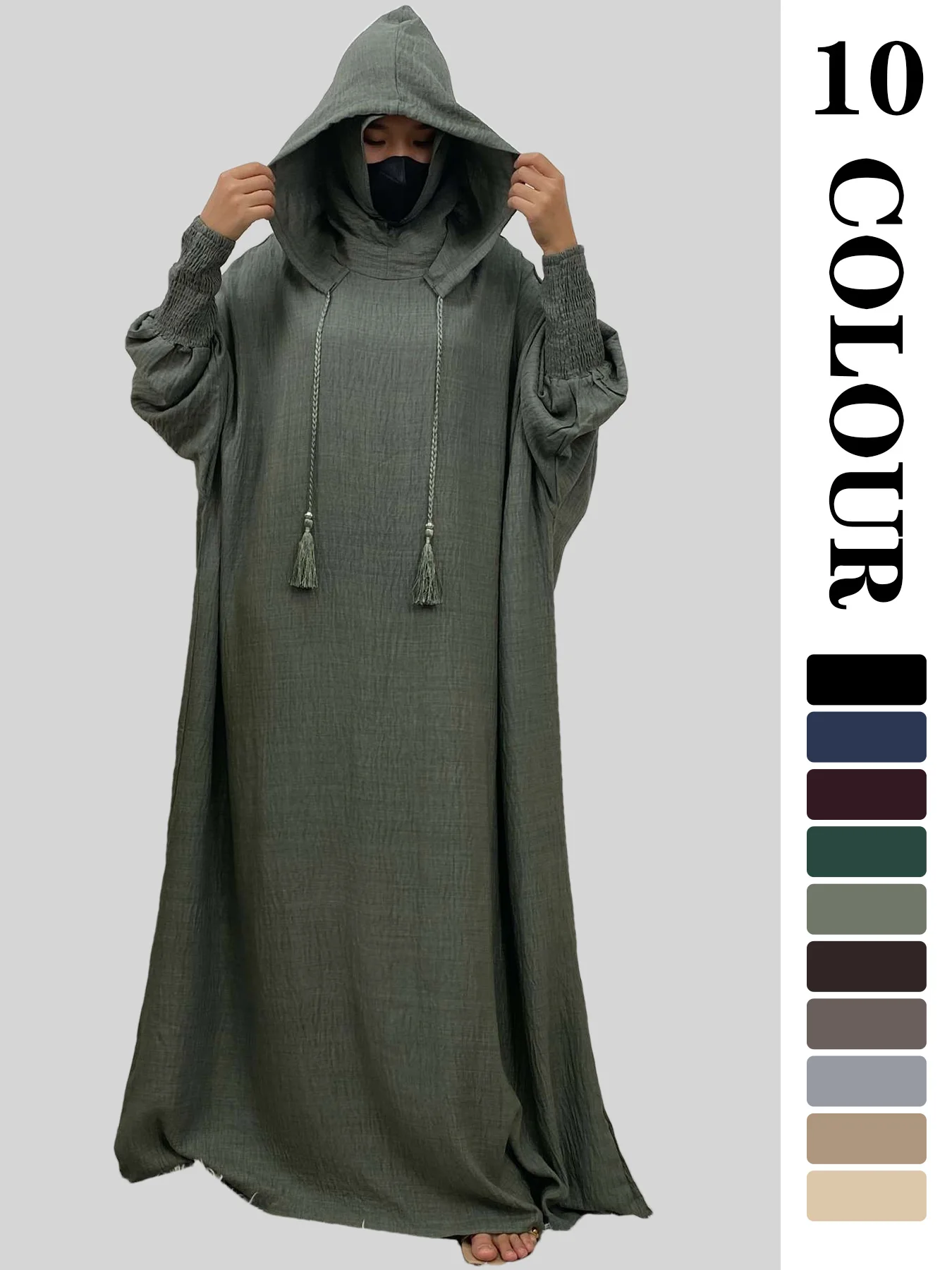 Ramadan Prayer Abaya in 12 Colors