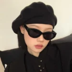 نظارة شمسية بيضاوية بطراز كلاسيكي