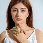 خاتم مفتوح بلؤلؤ صناعي — صورة 6