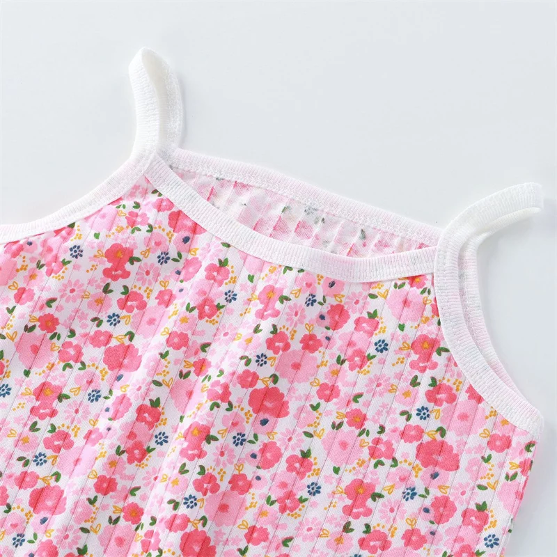 Kids' Cotton Vest and Lightweight Shorts Set