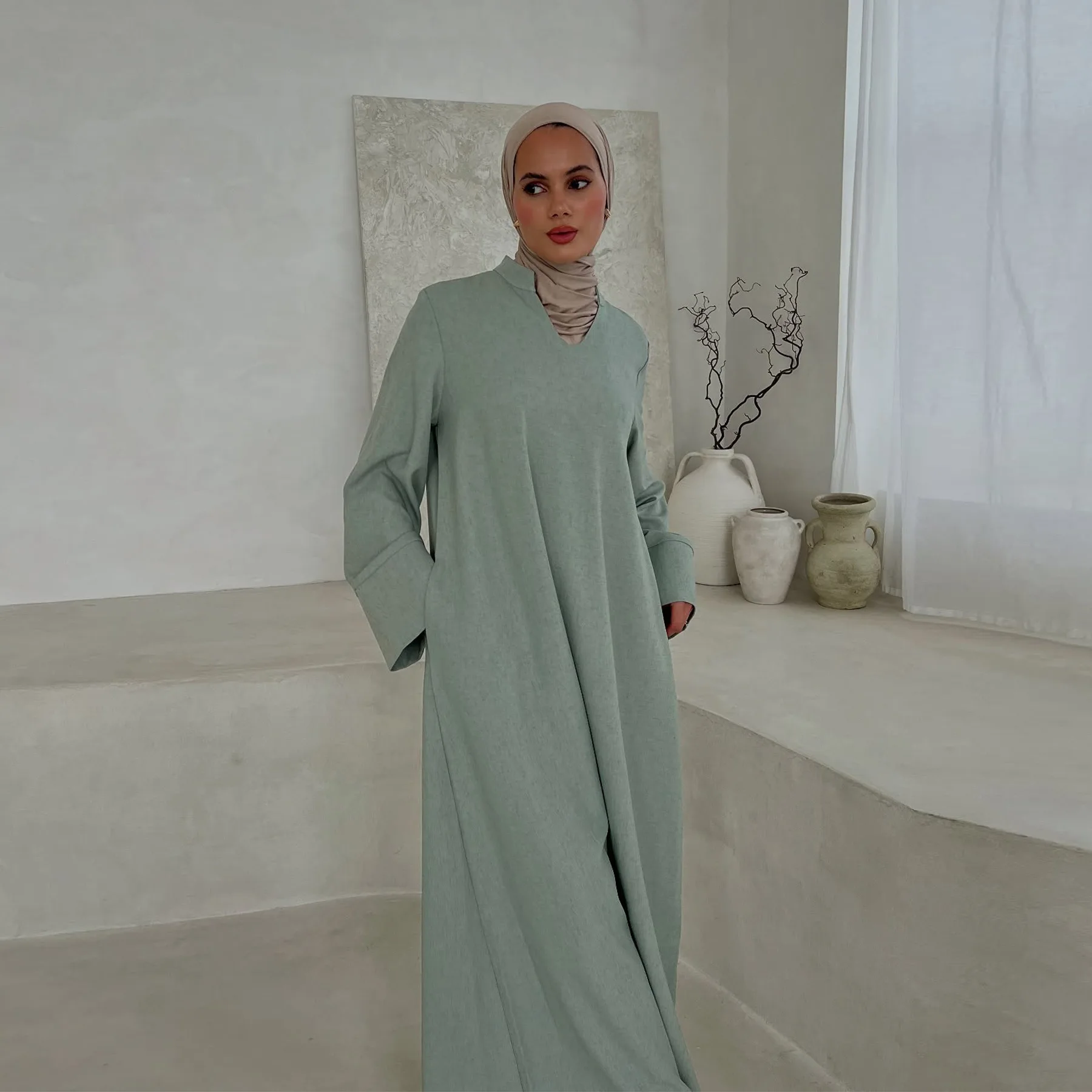 Dubai-Style Modest Eid Dress — Image 19