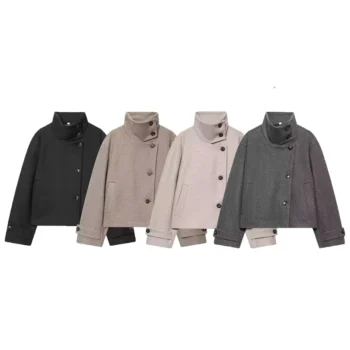 Loose Modern-Cut Winter Coat