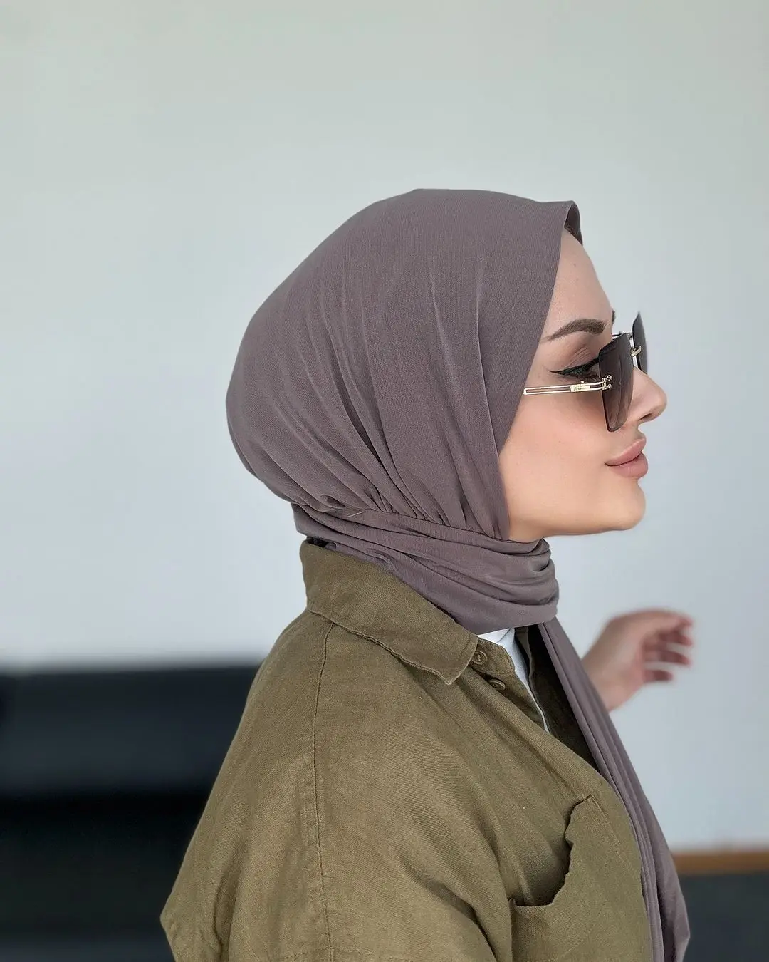 حجاب جاهز بأزرار سهل اللبس