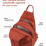 Small Oxford Fabric Chest Bag — Image 5